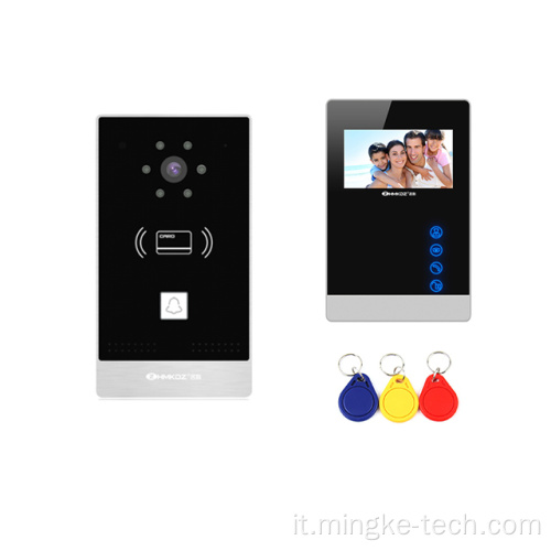 Sistema di controllo dell'accesso del campanello del telefono della porta del video.